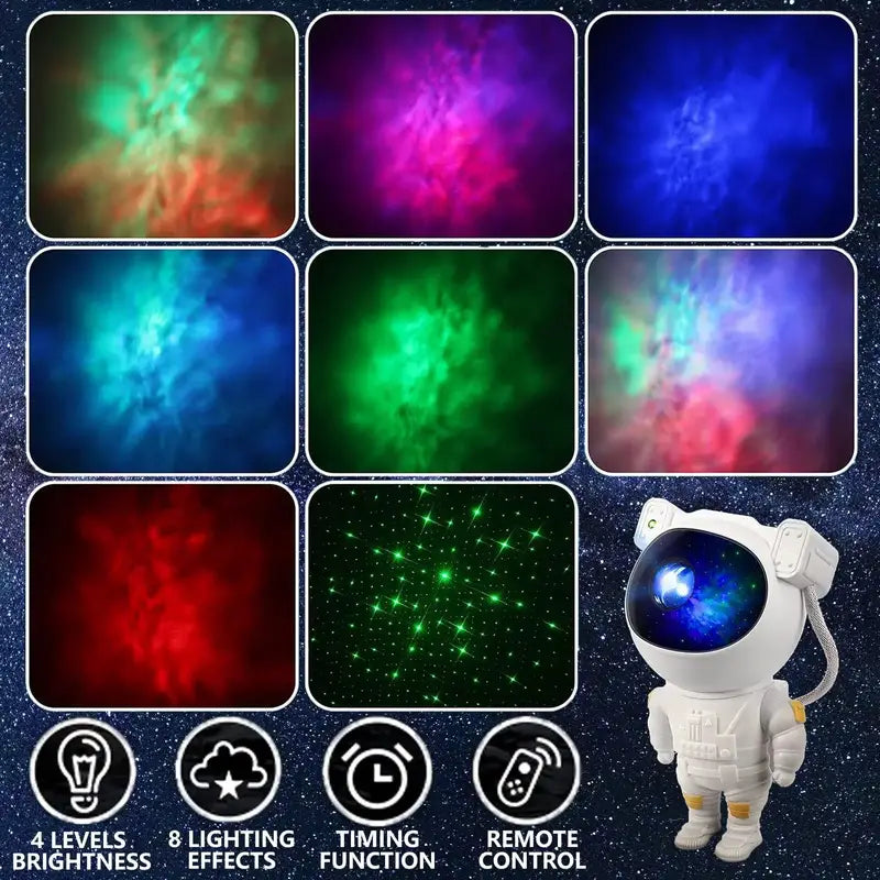 Astronaut Starry Sky Night Light-3
