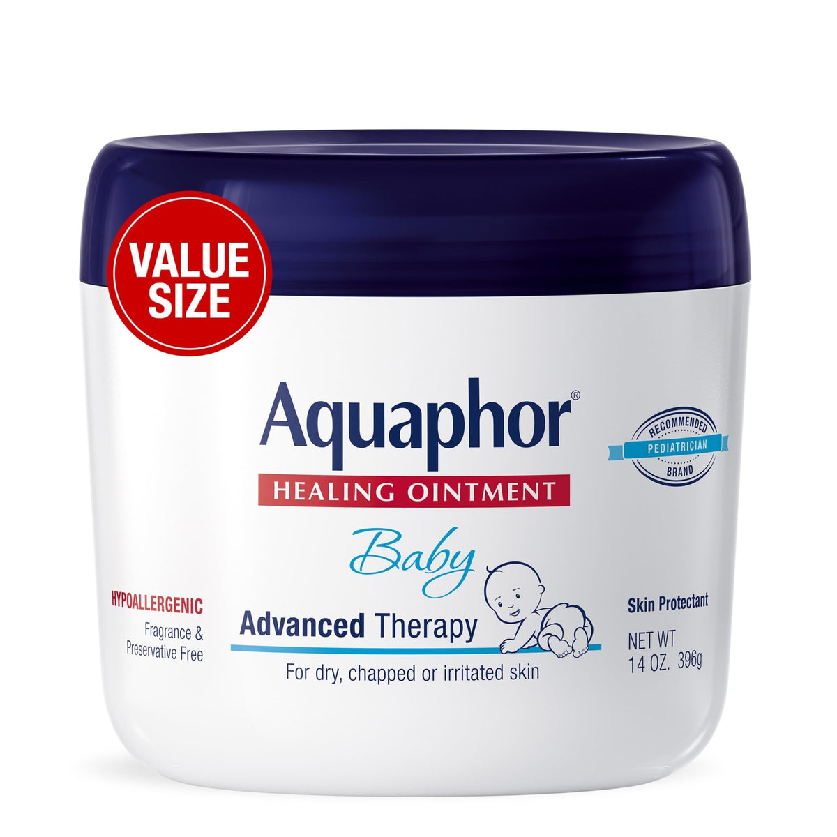 Aquaphor Baby Advanced Therapy Healing Ointment Skin Protectant, 7 OZ - Jansha Store