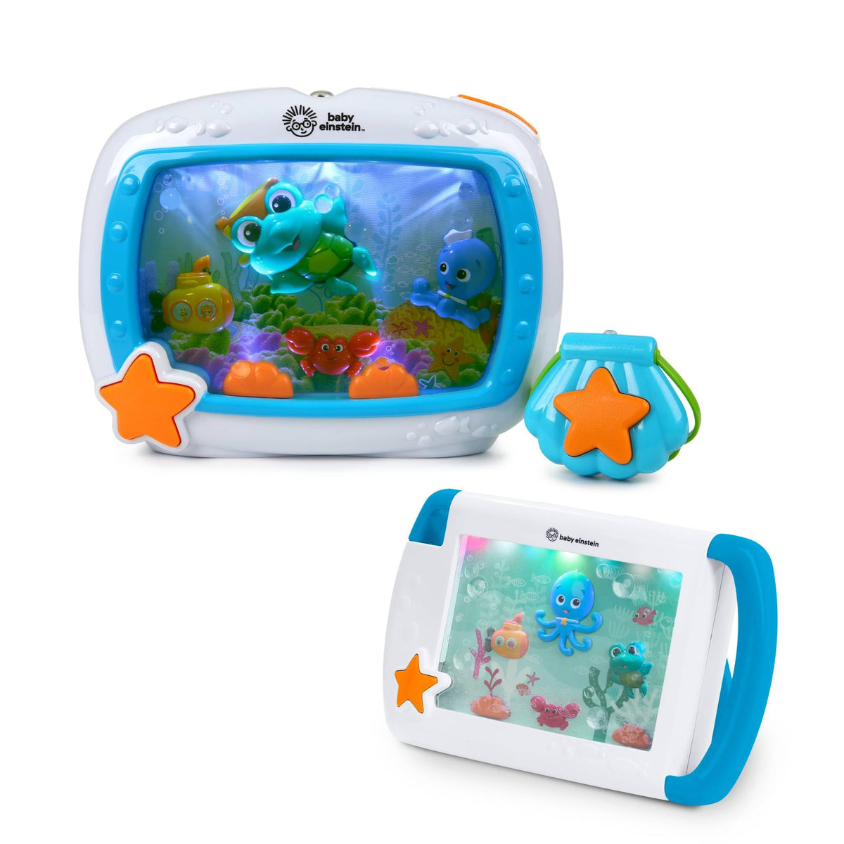 Baby Einstein Sea Dreams Soother Musical Crib Toy and Sound Machine, Newborn and up - Jansha Store