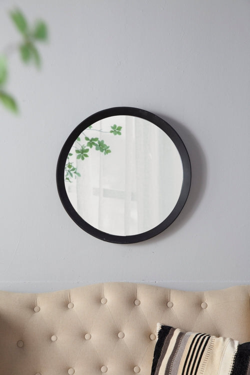 Solid Mango Wood Frame Wall Mirror, Available in 2 Colors Jansha Store