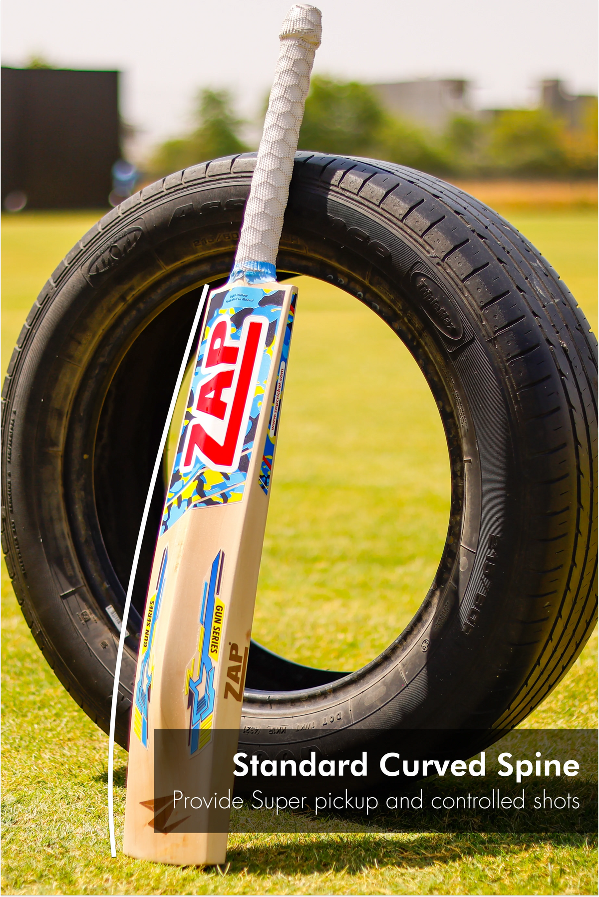ZAP Gun Carbine 10000 English Willow Cricket Bat (Grade 2) ZAP Cricket