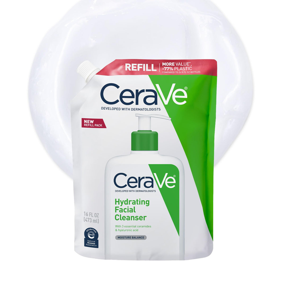 CeraVe Hydrating Cleanser with Hyaluronic Acid, Gentle Face Cleanser,16oz - Jansha Store