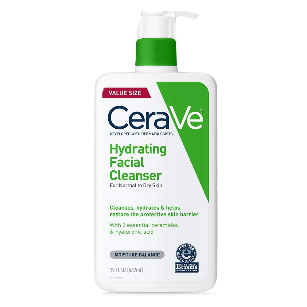 CeraVe Hydrating Cleanser with Hyaluronic Acid, Gentle Face Cleanser,16oz - Jansha Store