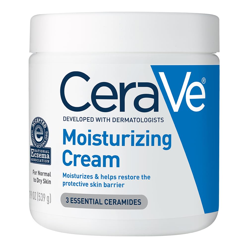 CeraVe Moisturizing Cream, Face & Body Moisturizer for Dry Skin, 19oz - Jansha Store