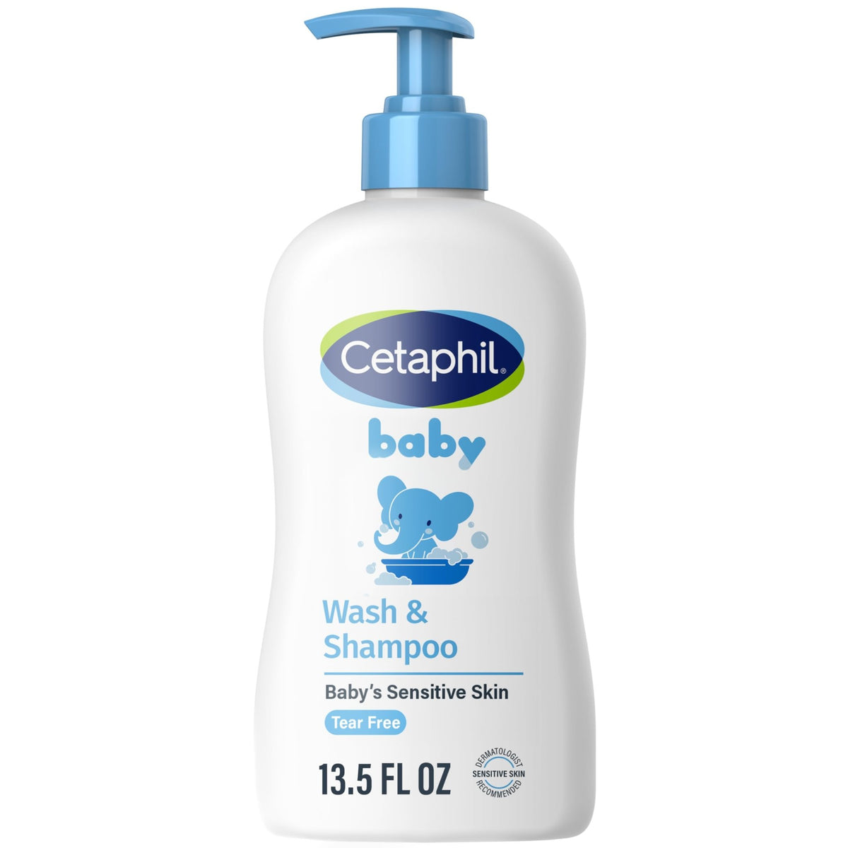 Cetaphil Baby Wash & Shampoo + Lotion, Sensitive Skin, 13.5oz, 2ct - Jansha Store