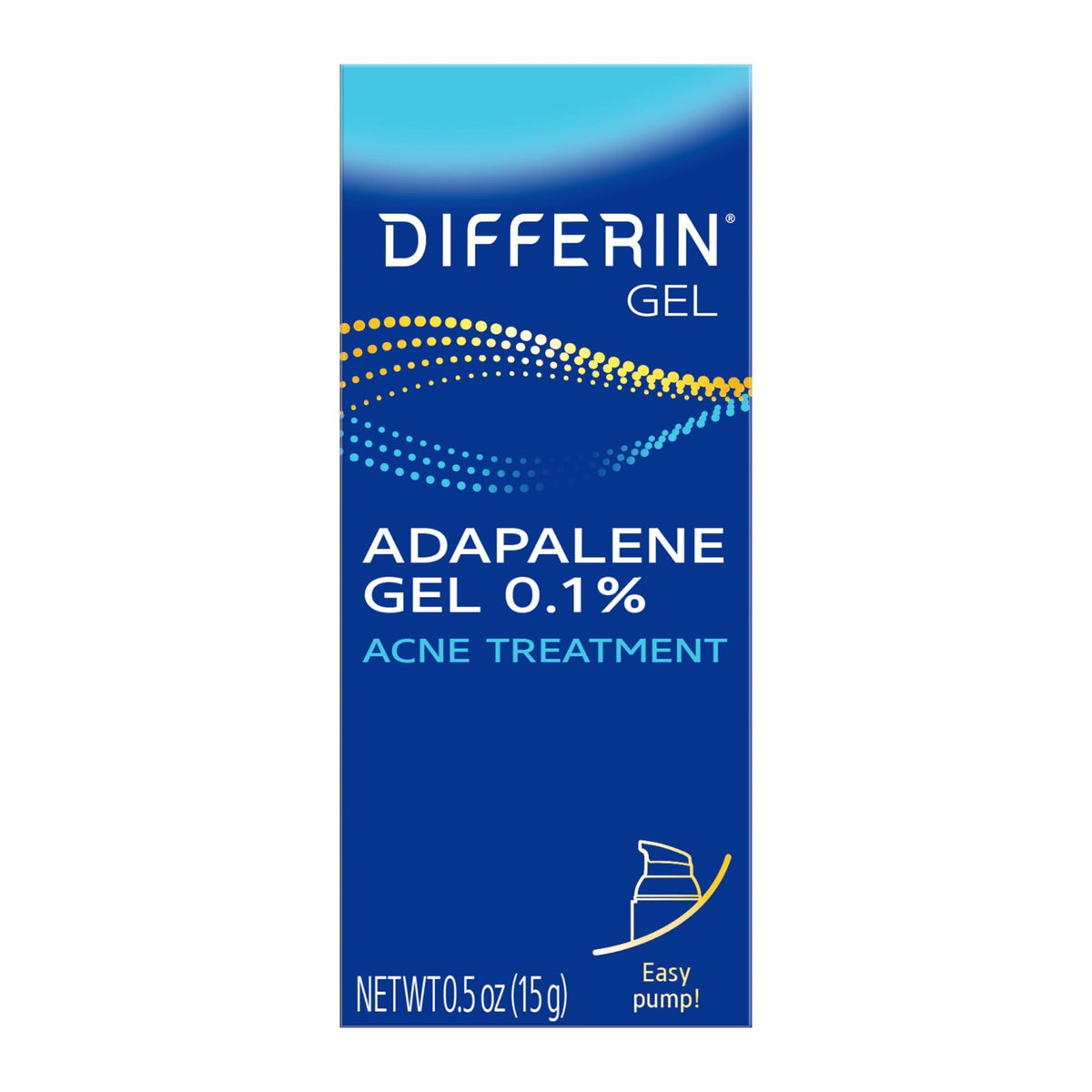 Differin Acne Retinoid Treatment Gel, 0.1% Adapalene, 15g Tube - Jansha Store