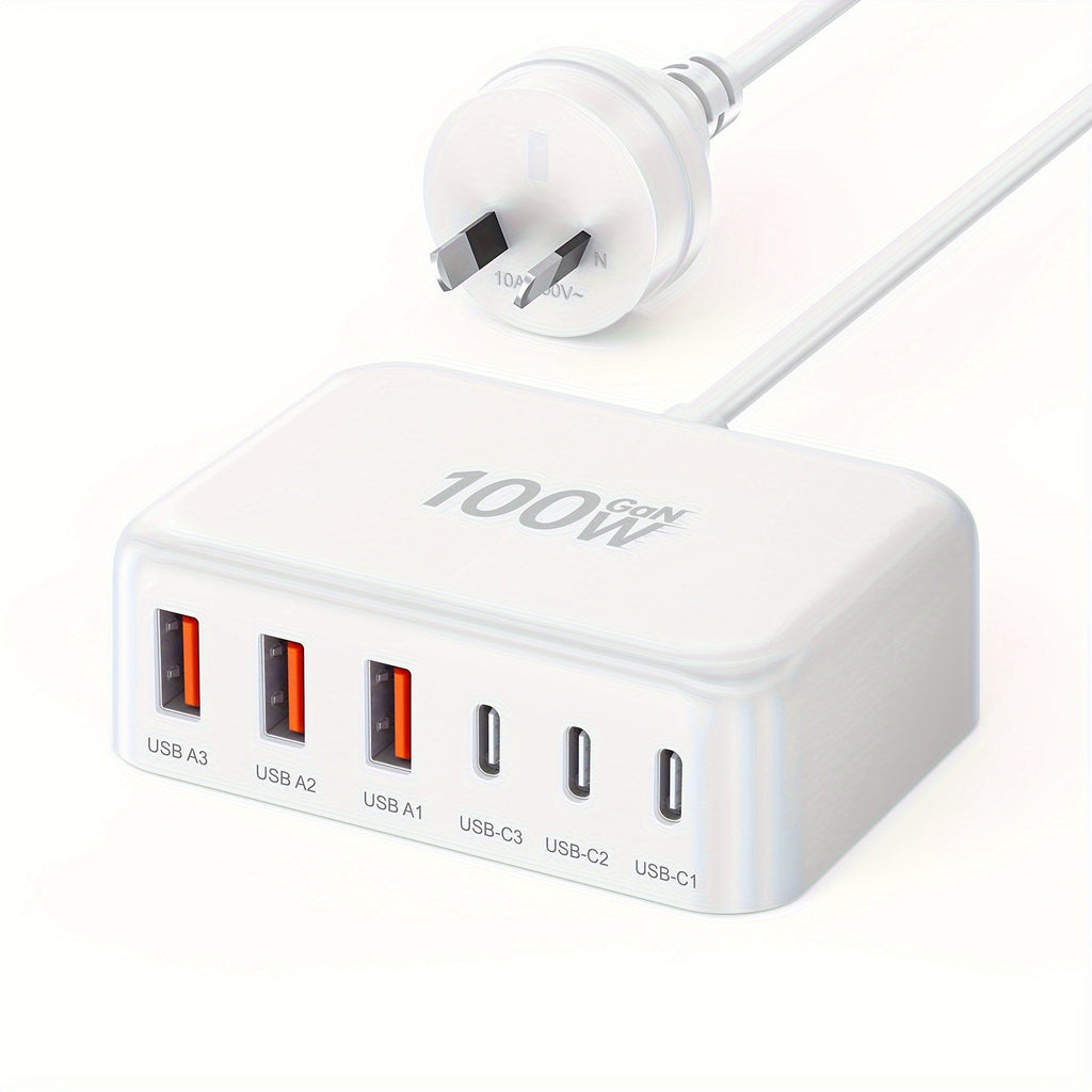 6-Port USB-C Fast Charger-0