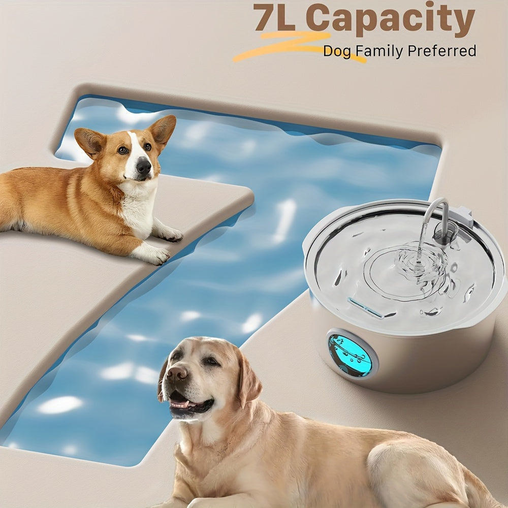 Pet Feeder Dog Water Fountain Stainless Steel LPT
