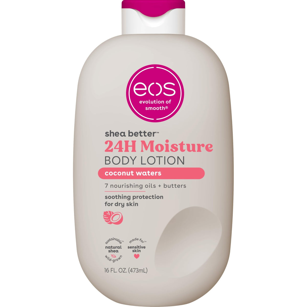 eos Shea Better Body Lotion- Vanilla Cashmere, 24-Hour Moisture, 16 fl oz - Jansha Store