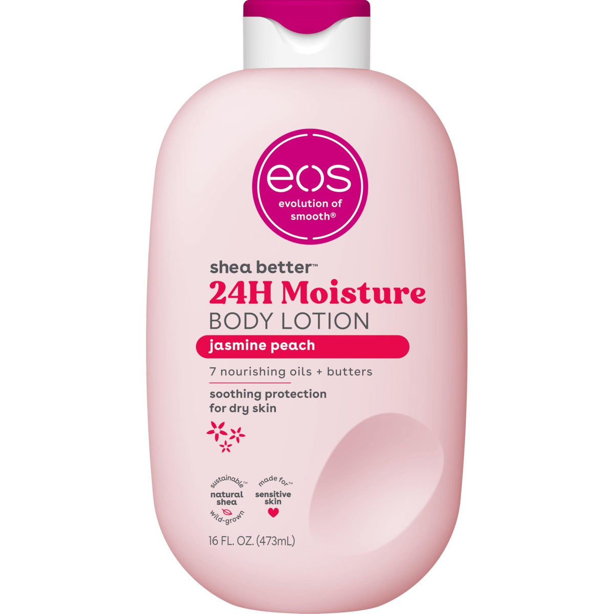 eos Shea Better Body Lotion- Vanilla Cashmere, 24-Hour Moisture, 16 fl oz - Jansha Store