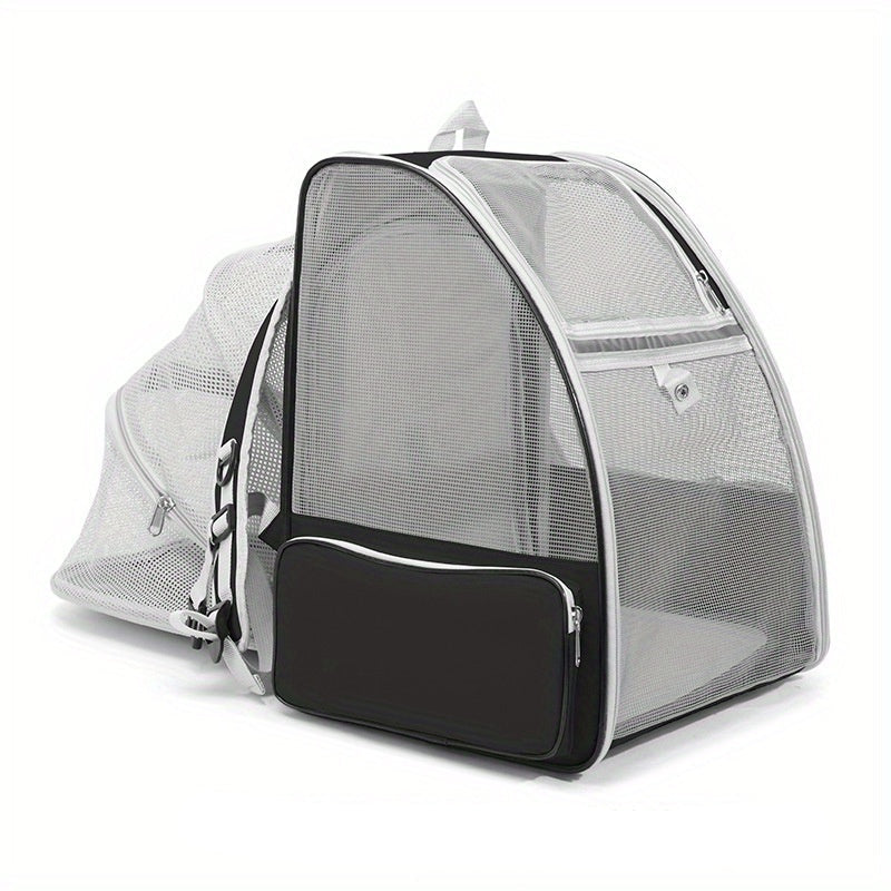 Expandable Cat Backpack Carrier with 3-Sided Mesh LPT