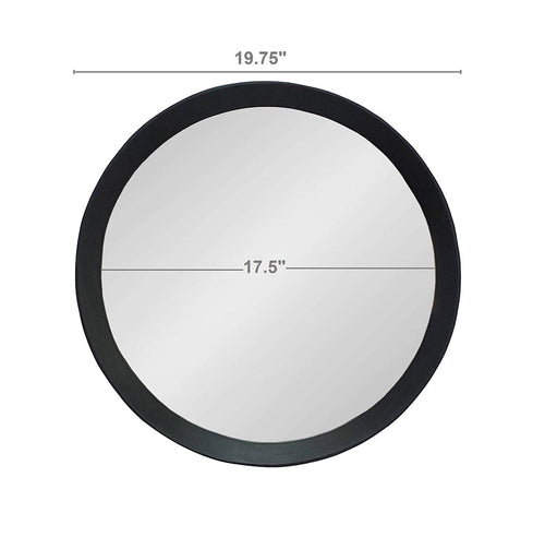 Solid Mango Wood Frame Wall Mirror, Available in 2 Colors Jansha Store