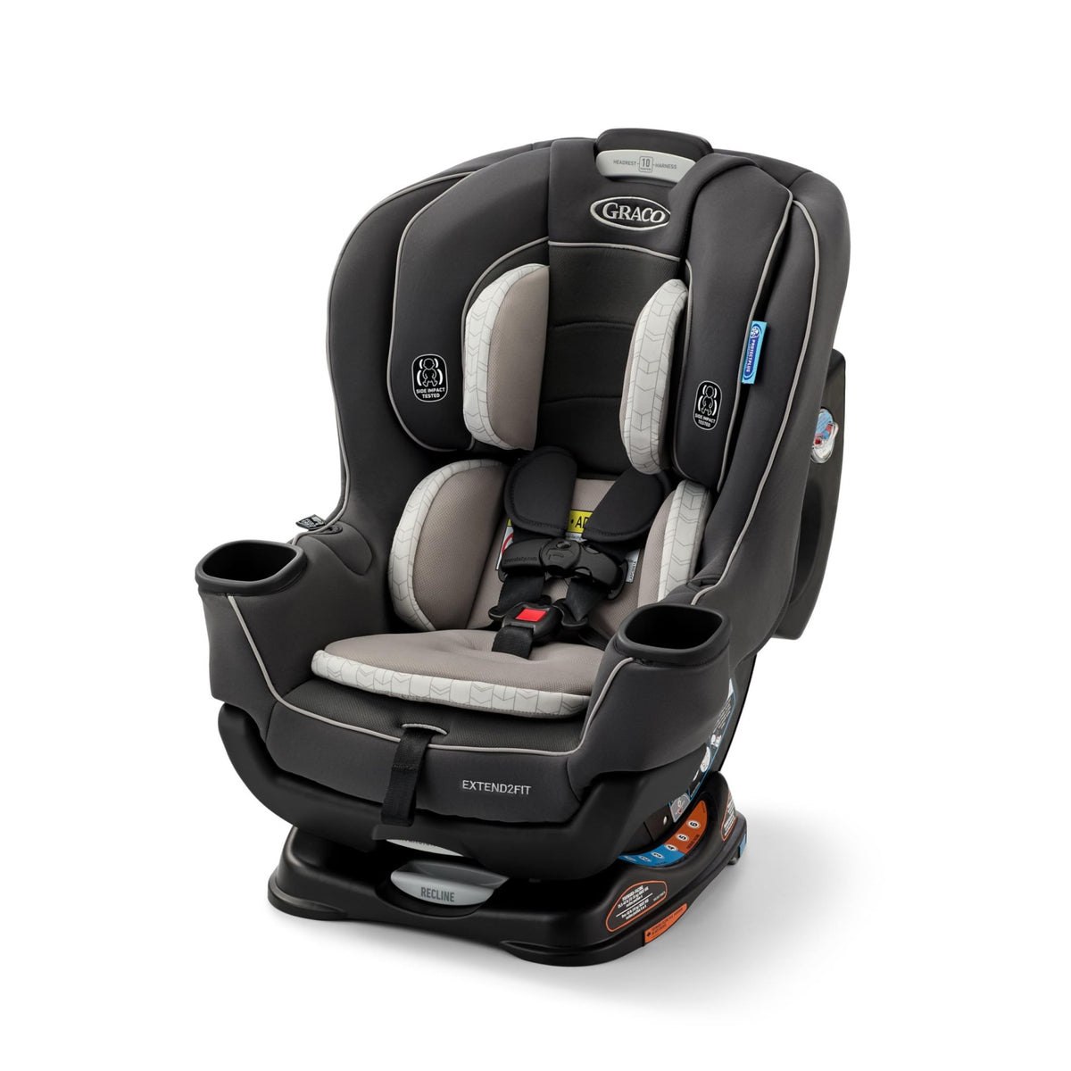 Graco Extend2Fit 2-in-1 Convertible Car Seat, Gotham - Jansha Store