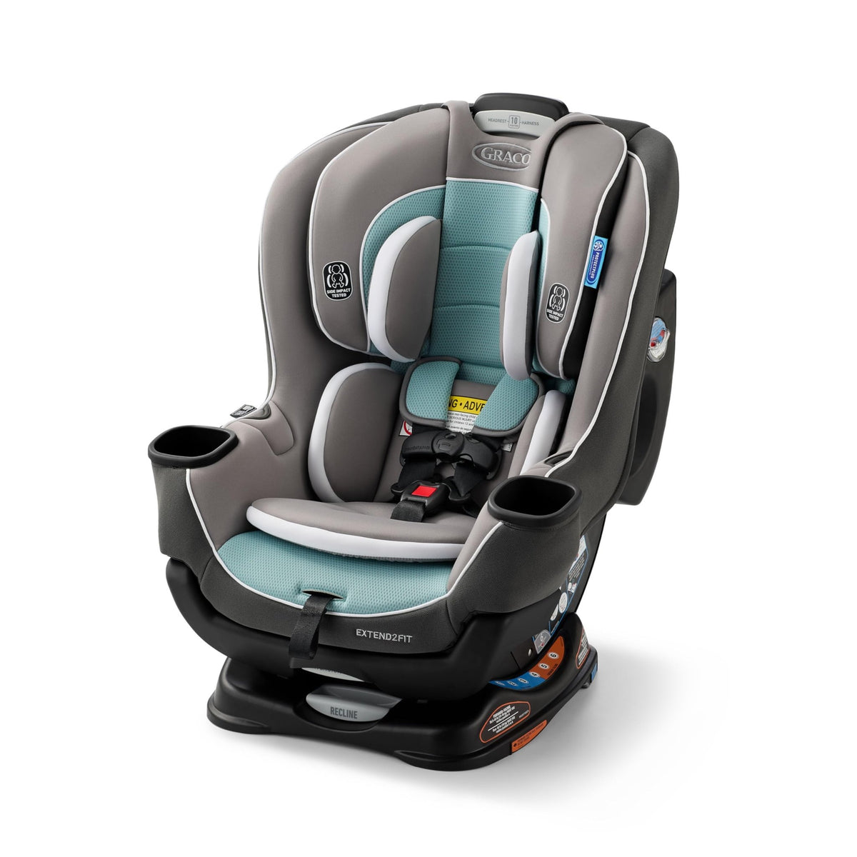 Graco Extend2Fit 2-in-1 Convertible Car Seat, Gotham - Jansha Store