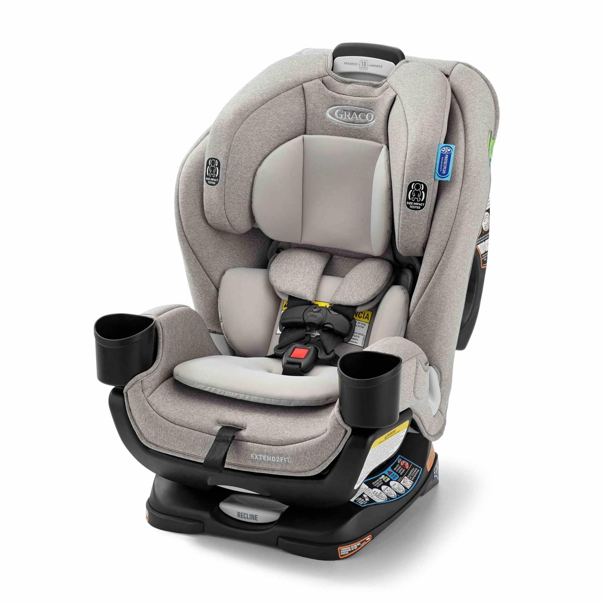 Graco Extend2Fit 2-in-1 Convertible Car Seat, Gotham - Jansha Store