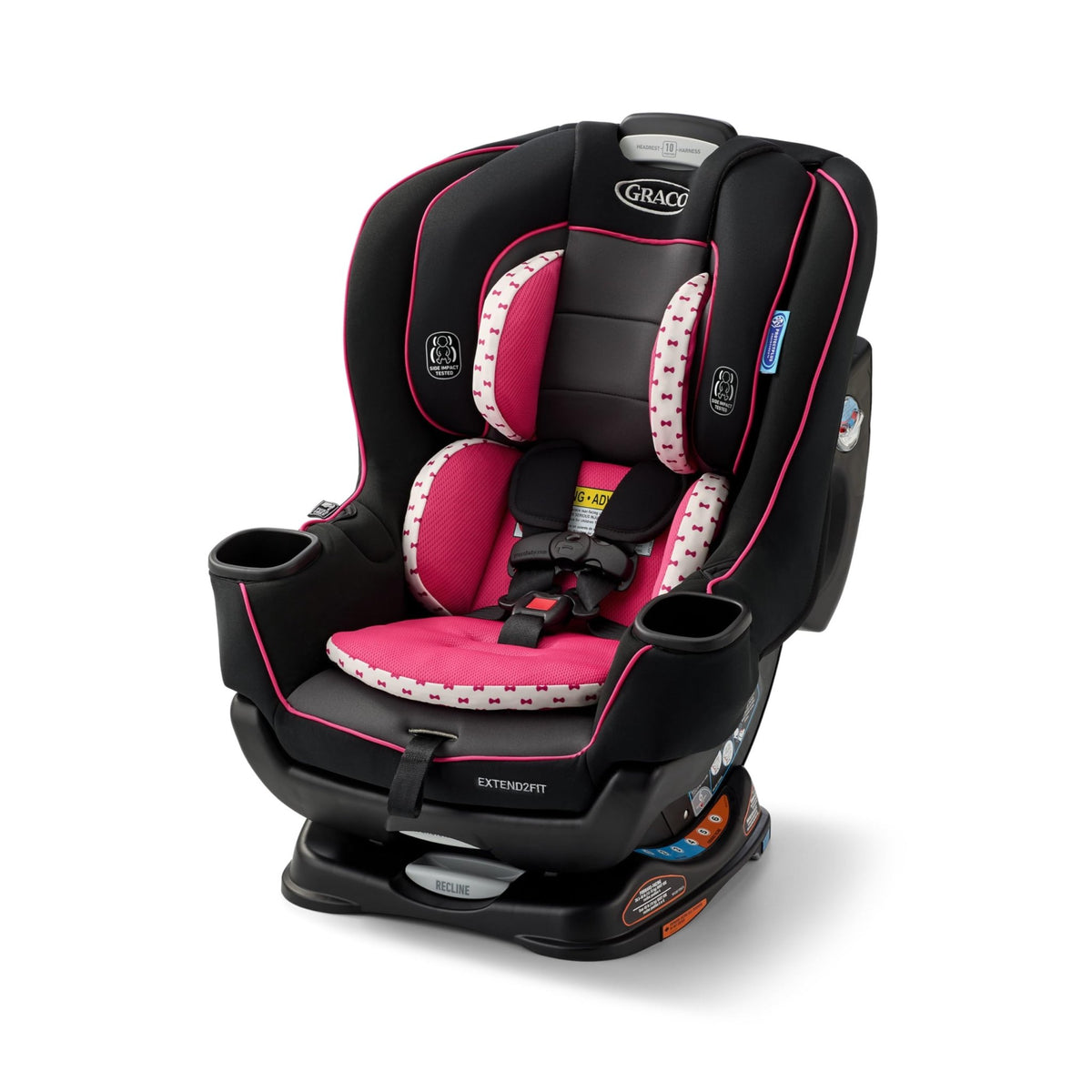 Graco Extend2Fit 2-in-1 Convertible Car Seat, Gotham - Jansha Store