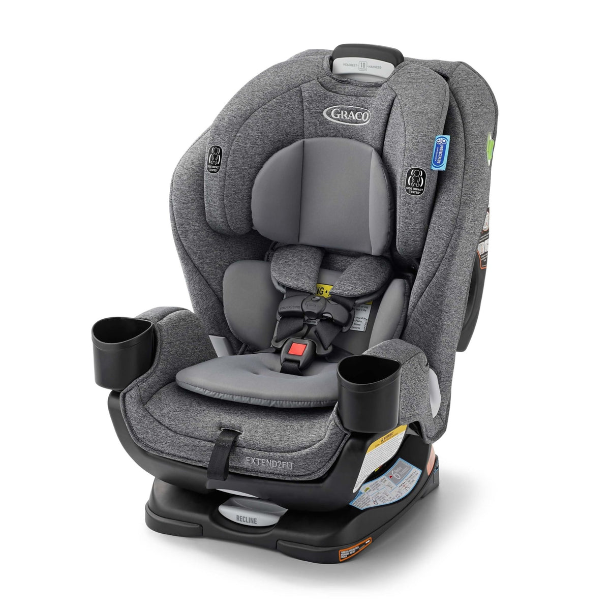 Graco Extend2Fit 2-in-1 Convertible Car Seat, Gotham - Jansha Store
