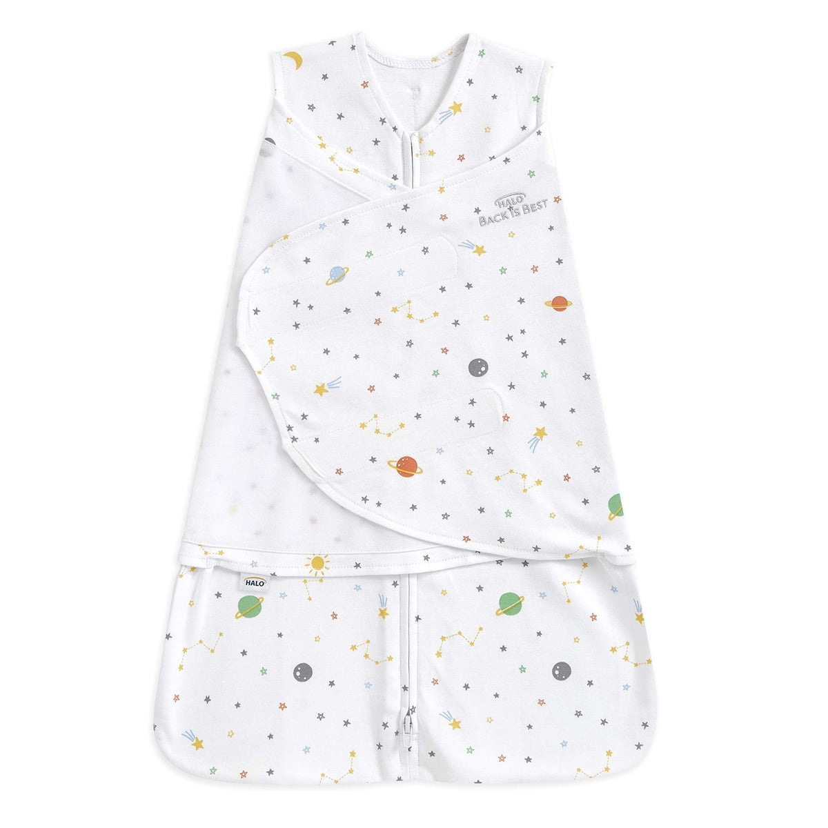 HALO SleepSack Swaddle | Cotton | 1.5 TOG | 6-12 lbs |Floral Stripe - Jansha Store