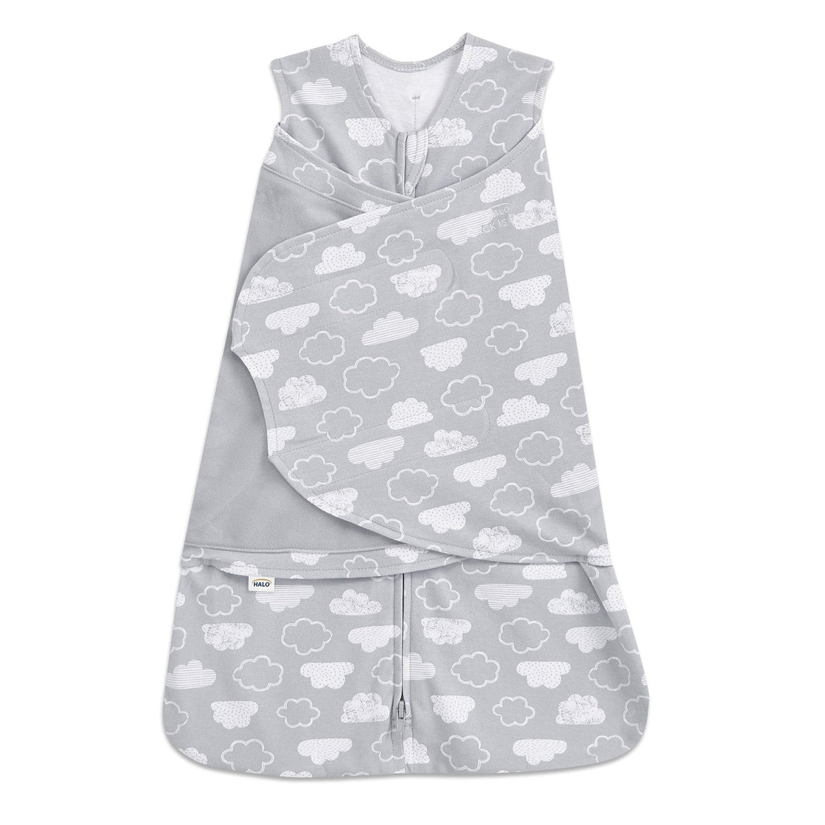 HALO SleepSack Swaddle | Cotton | 1.5 TOG | 6-12 lbs |Floral Stripe - Jansha Store