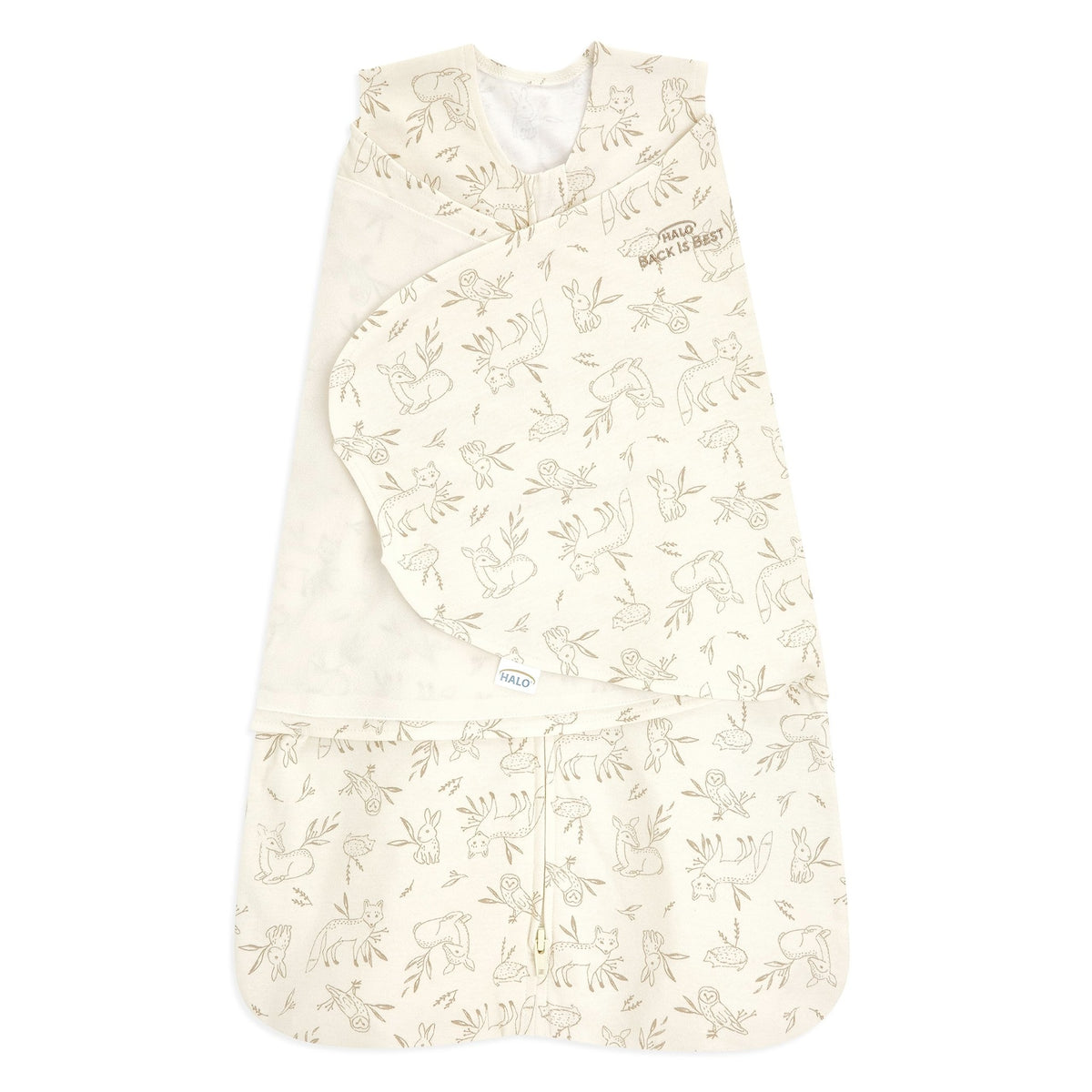 HALO SleepSack Swaddle | Cotton | 1.5 TOG | 6-12 lbs |Floral Stripe - Jansha Store
