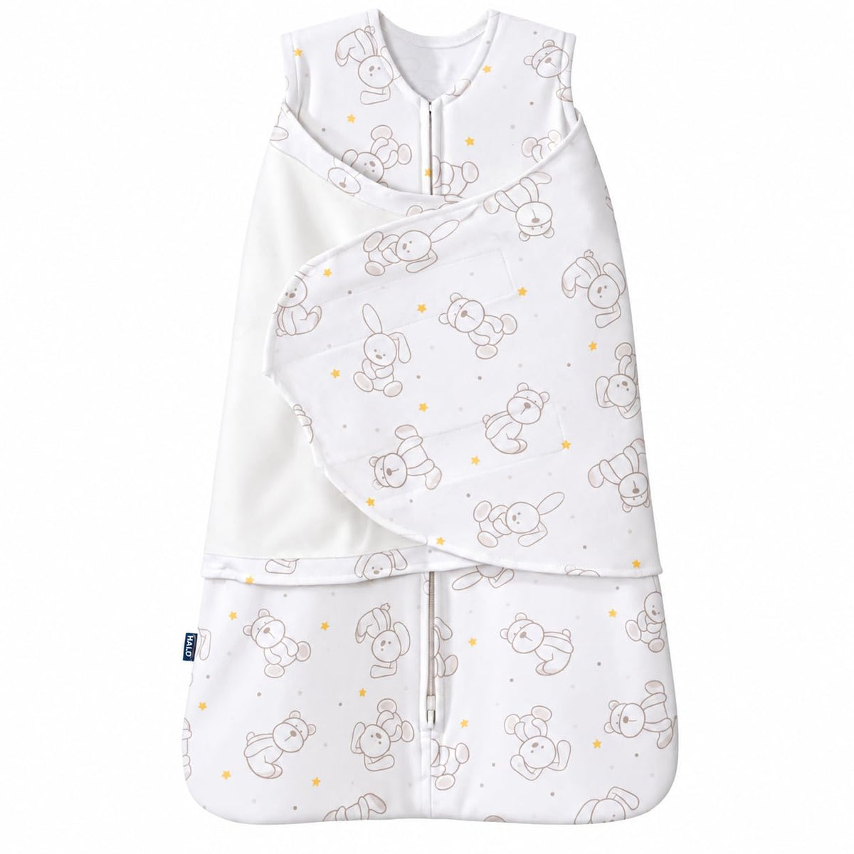 HALO SleepSack Swaddle | Cotton | 1.5 TOG | 6-12 lbs |Floral Stripe - Jansha Store
