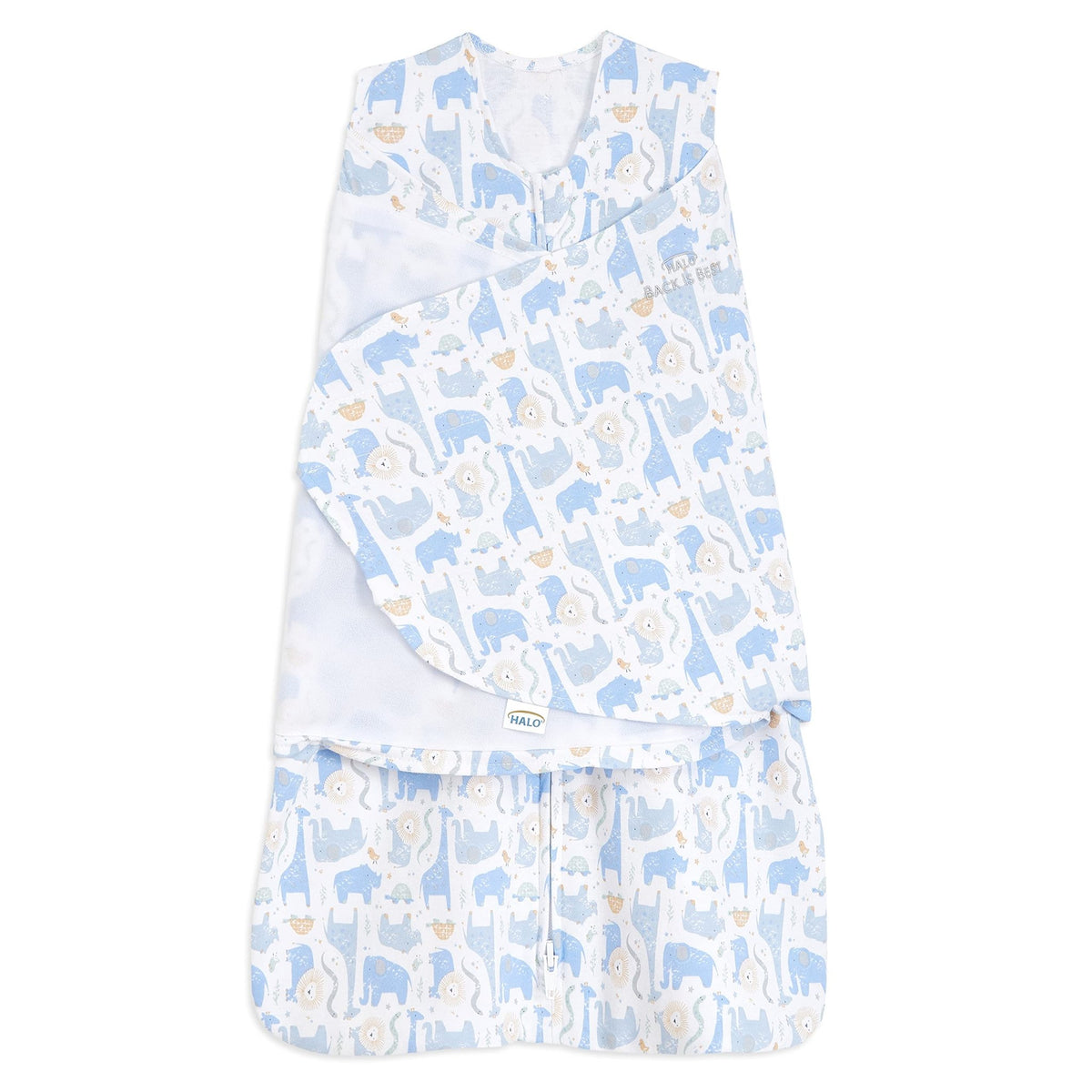 HALO SleepSack Swaddle | Cotton | 1.5 TOG | 6-12 lbs |Floral Stripe - Jansha Store