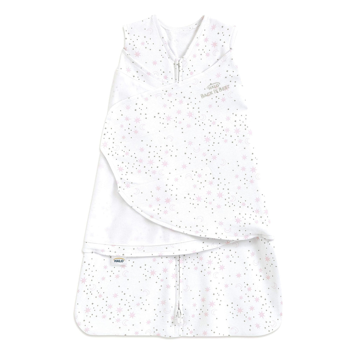 HALO SleepSack Swaddle | Cotton | 1.5 TOG | 6-12 lbs |Floral Stripe - Jansha Store