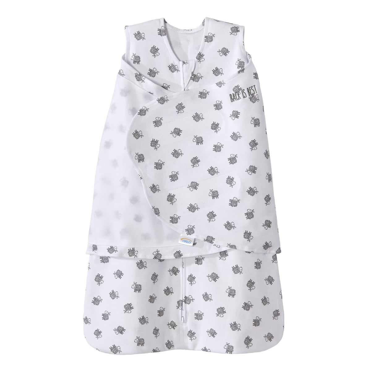 HALO SleepSack Swaddle | Cotton | 1.5 TOG | 6-12 lbs |Floral Stripe - Jansha Store