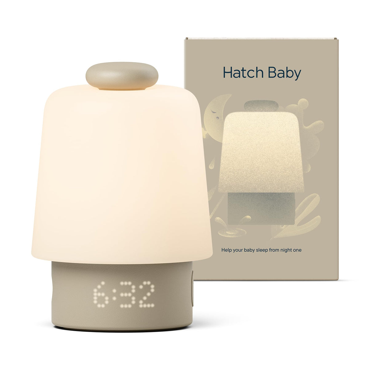 Hatch Baby Sound Machine & Night Light Routine Builder (Putty) - Jansha Store