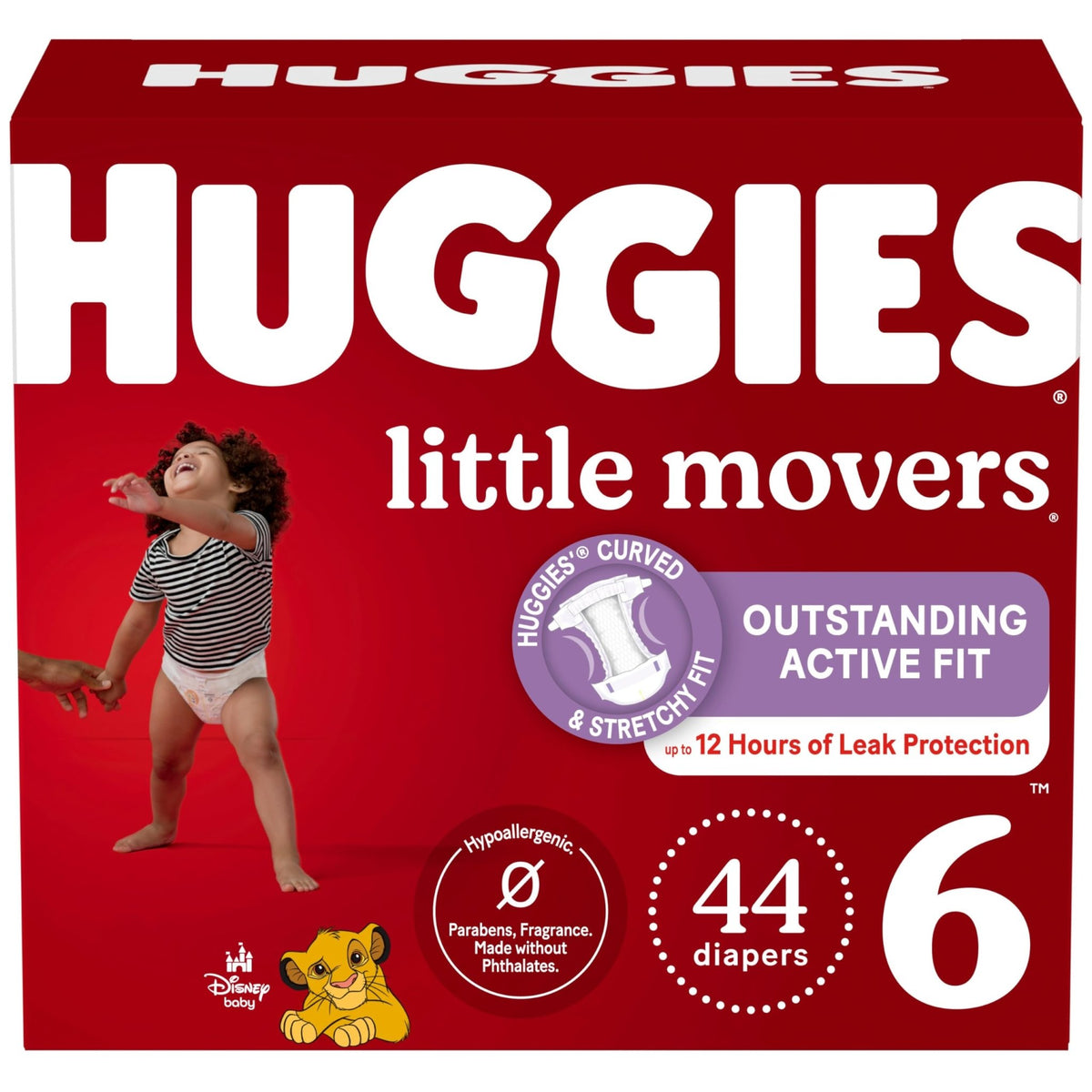 Huggies Little Movers Diapers Size 6, 108 Count (2 Packs of 54) - Jansha Store