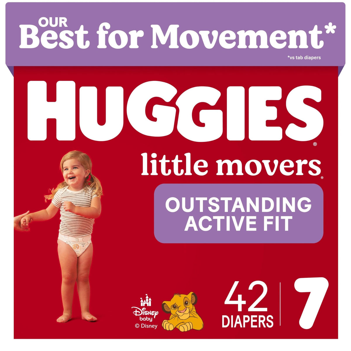Huggies Little Movers Diapers Size 6, 108 Count (2 Packs of 54) - Jansha Store