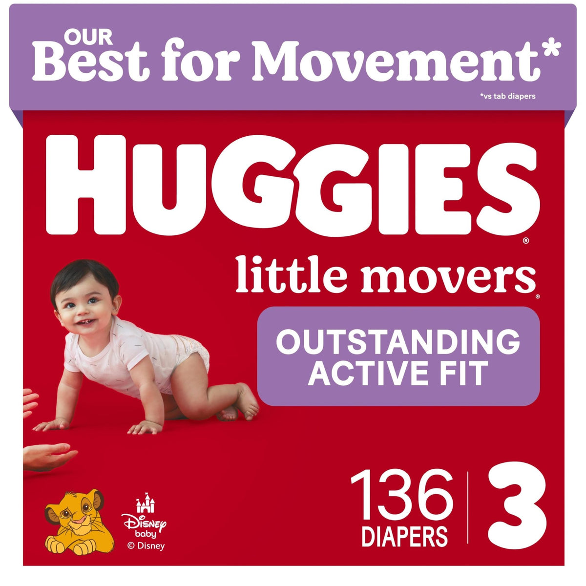 Huggies Little Movers Diapers Size 6, 108 Count (2 Packs of 54) - Jansha Store