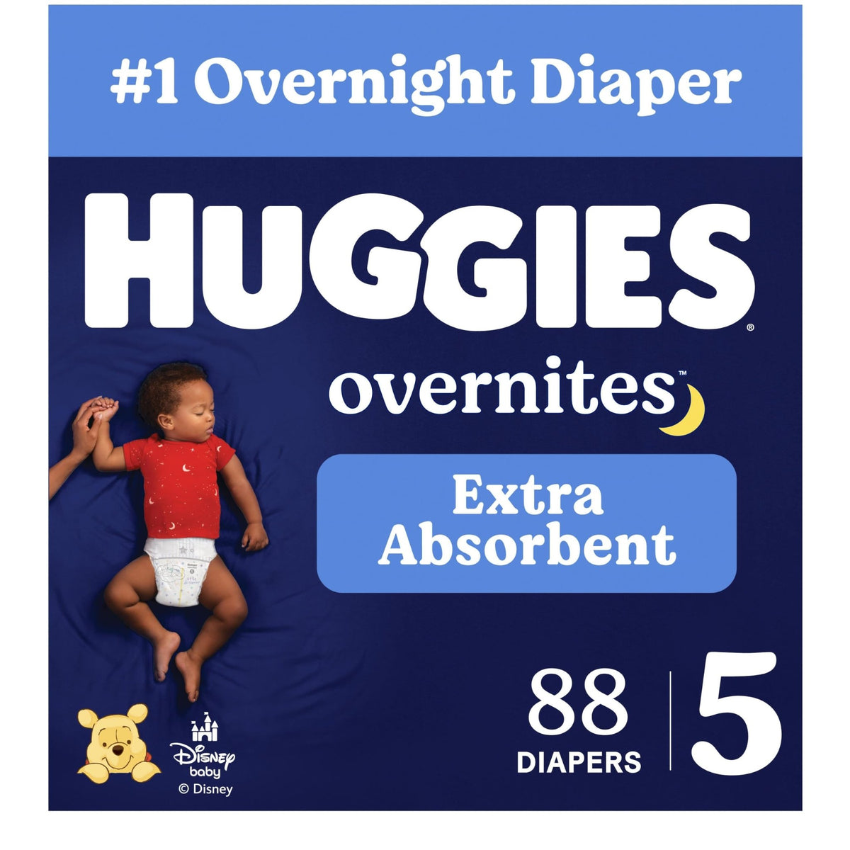 Huggies Overnites Diapers Size 5, 50 Count - Jansha Store