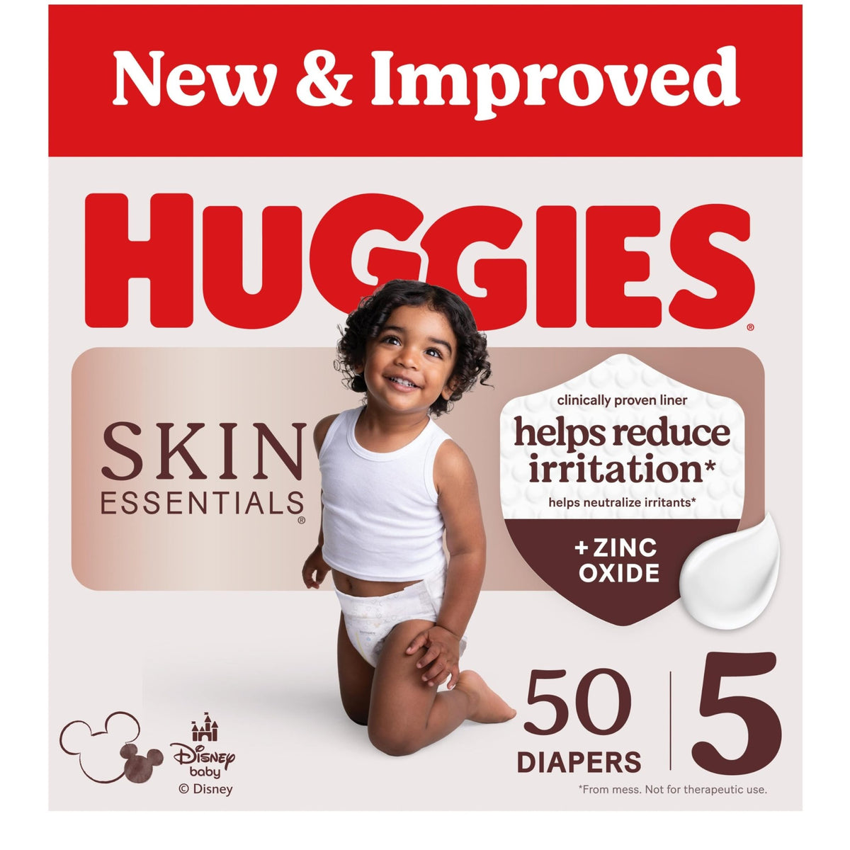Huggies Skin Essentials Diapers Size 2, 26 Count - Jansha Store