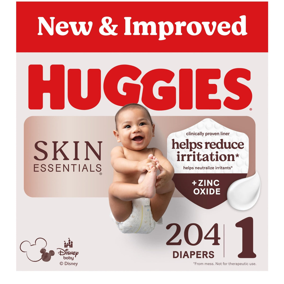 Huggies Skin Essentials Diapers Size 2, 26 Count - Jansha Store