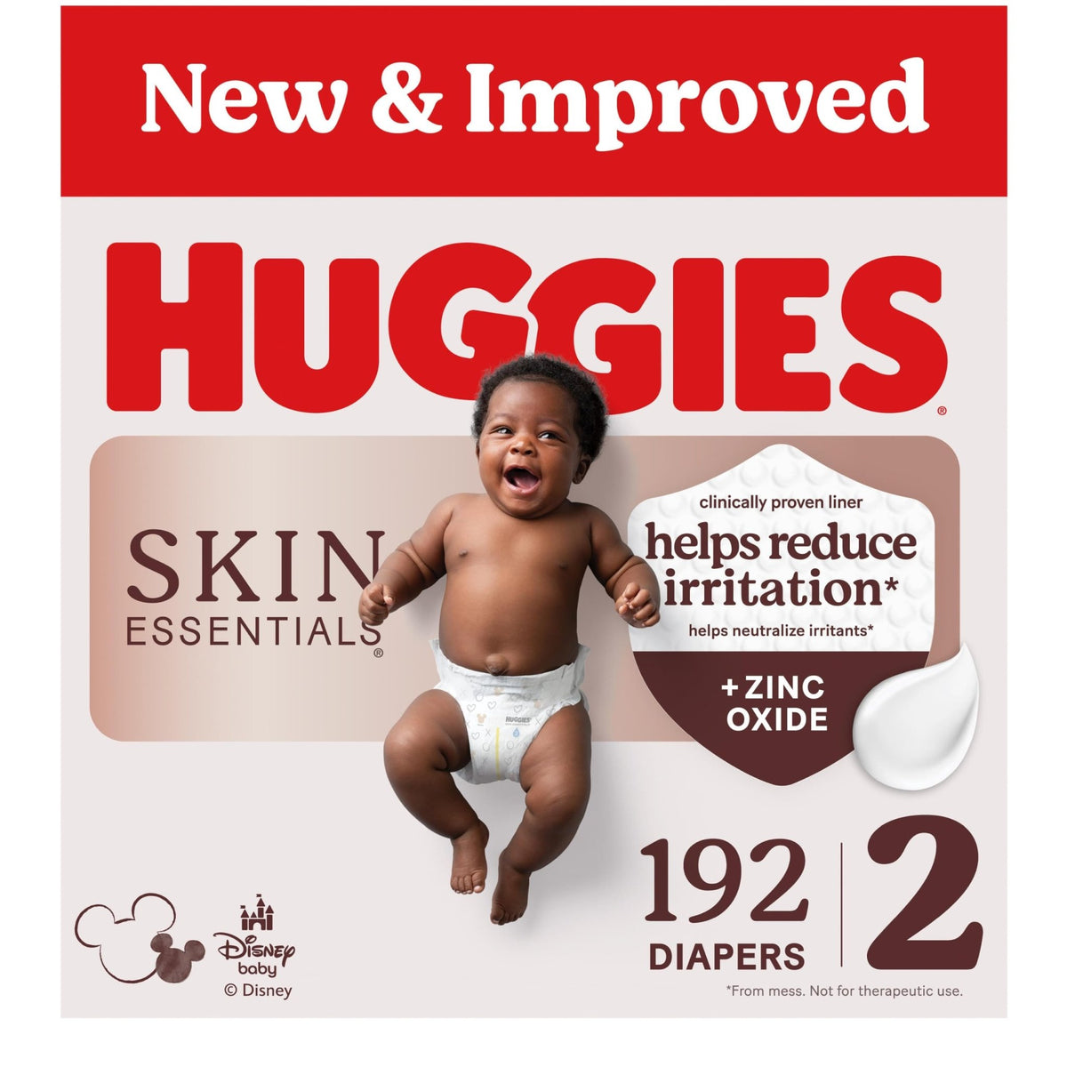 Huggies Skin Essentials Diapers Size 2, 26 Count - Jansha Store