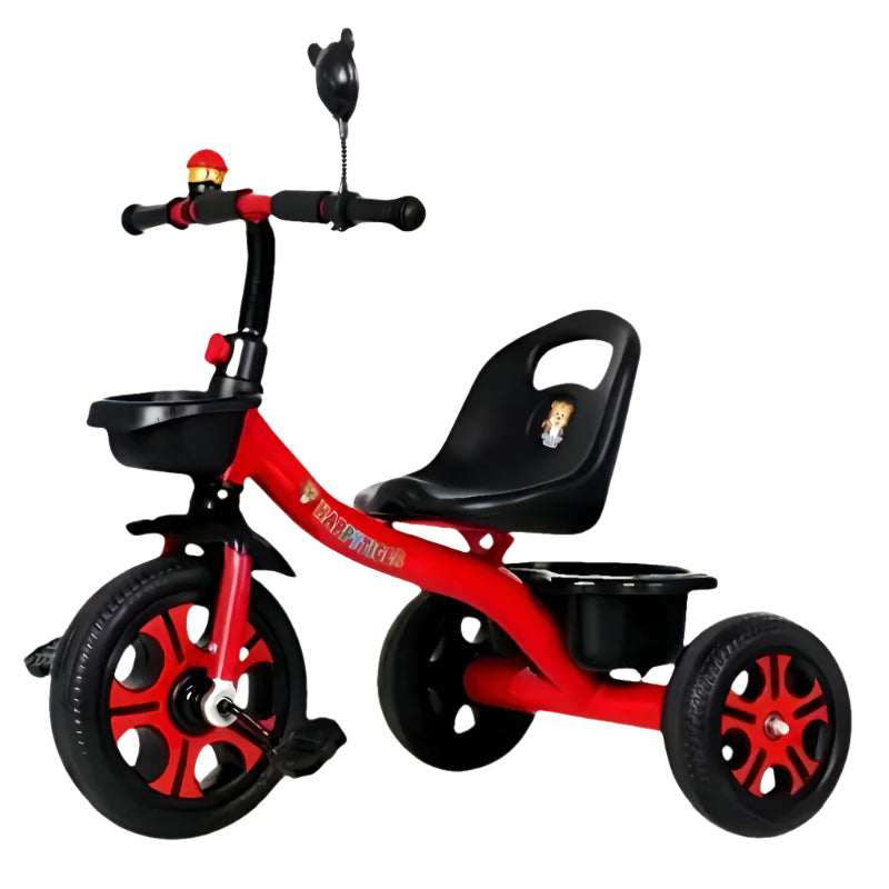 3-Wheel Kids Red Tricycle Stainless Steel Bike-0