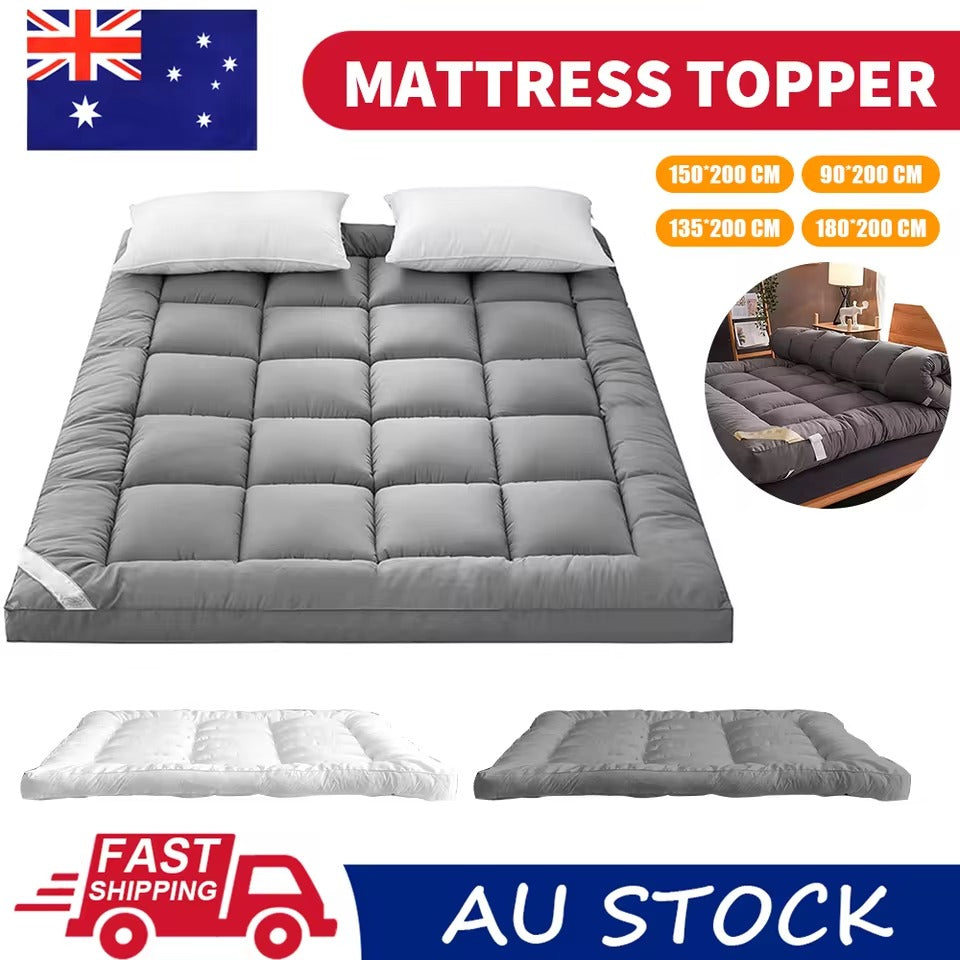Luxury Pillowtop Mattress Topper Pad Protector LPT