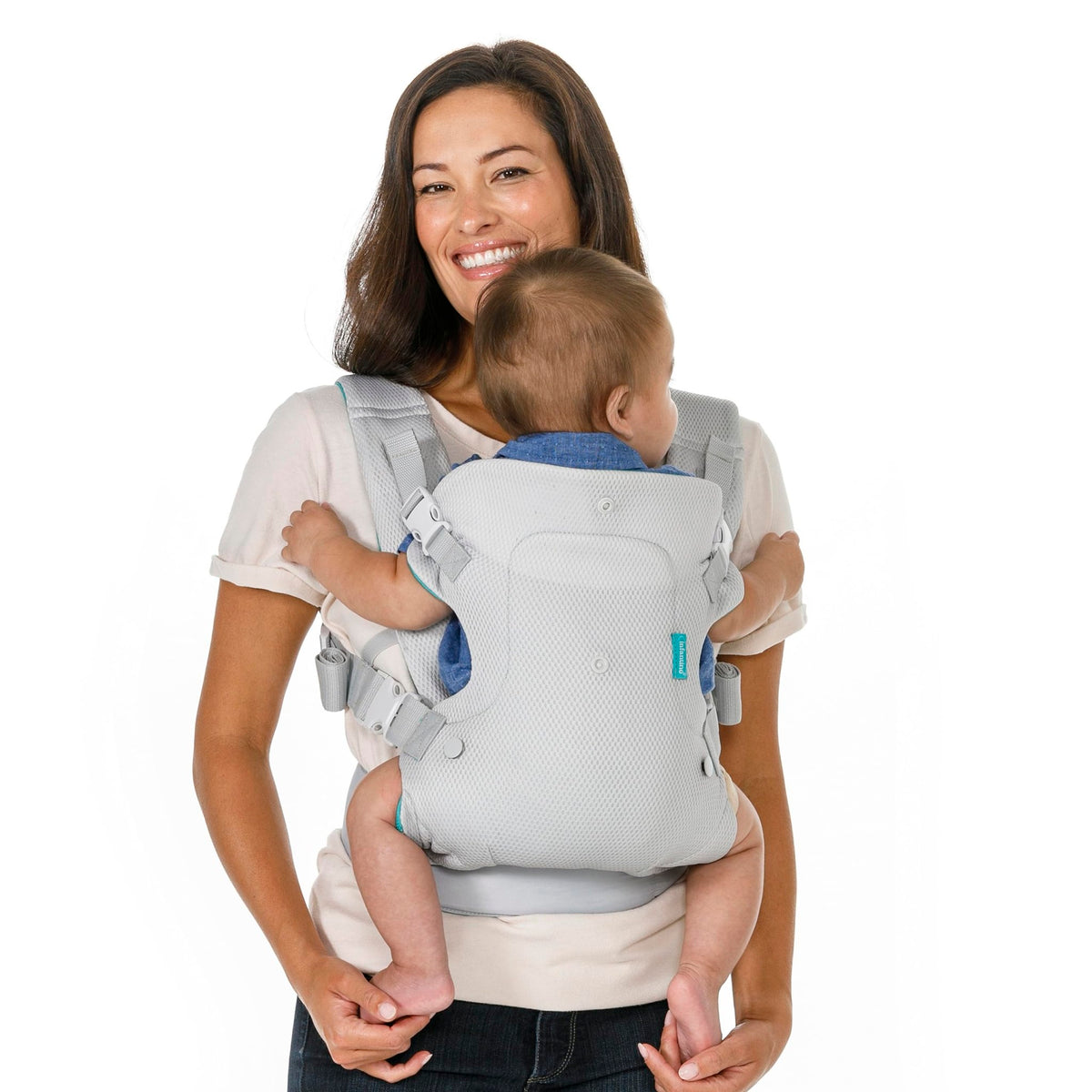 Infantino Flip 4-in-1 Baby Carrier Convertible Ergonomic, Rainbow - Jansha Store