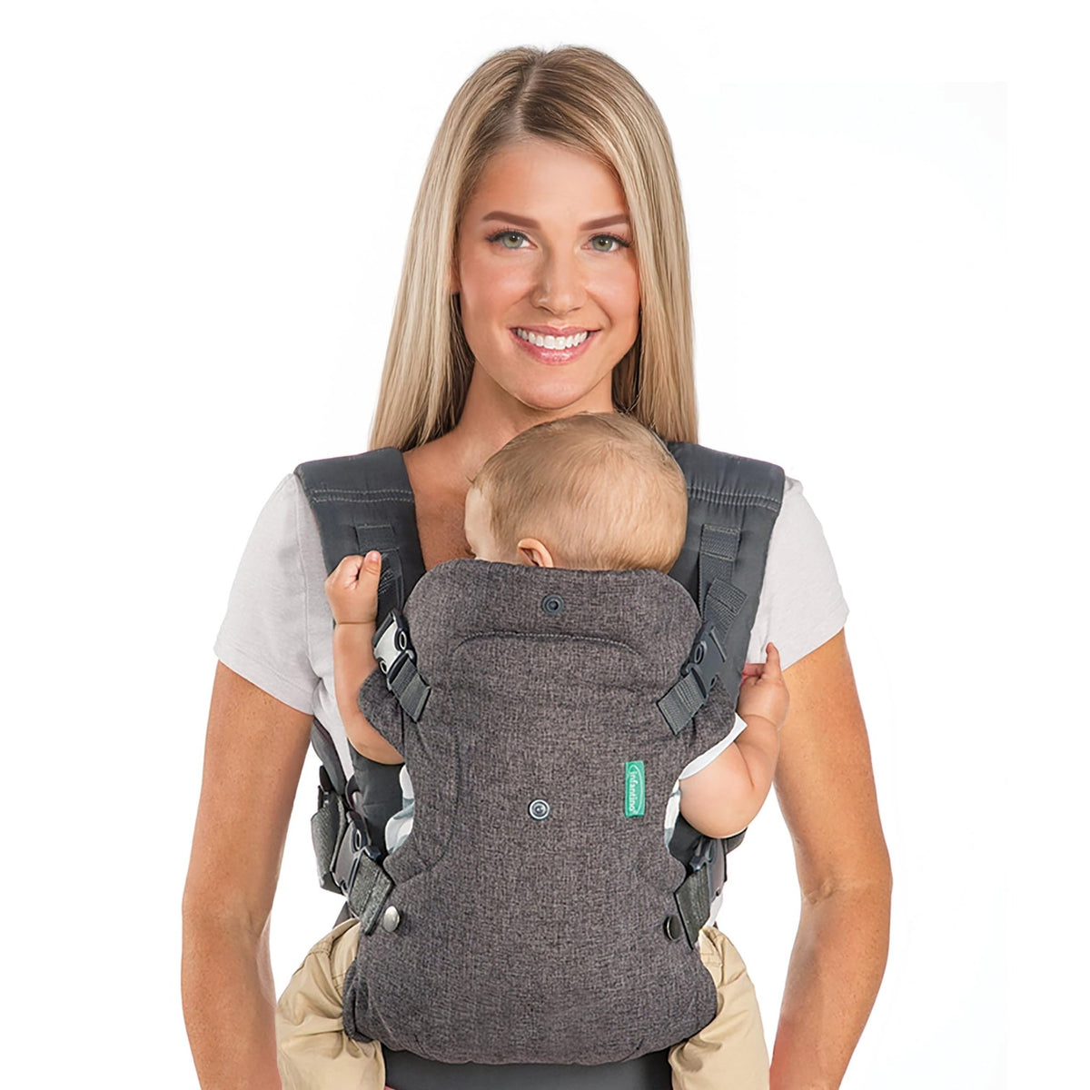 Infantino Flip 4-in-1 Baby Carrier Convertible Ergonomic, Rainbow - Jansha Store