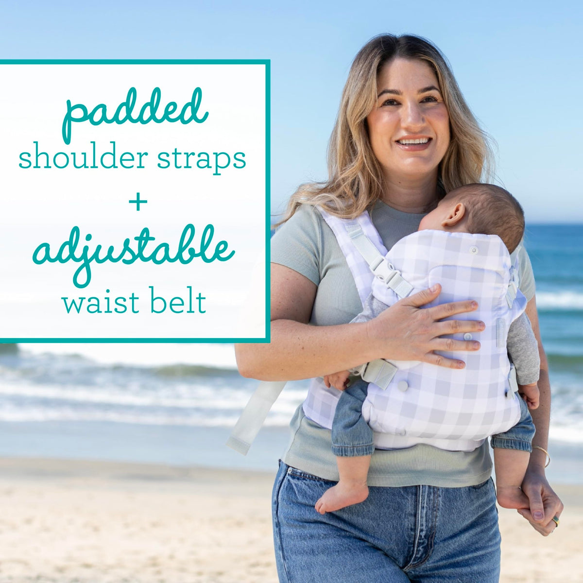 Infantino Flip 4-in-1 Baby Carrier Convertible Ergonomic, Rainbow - Jansha Store