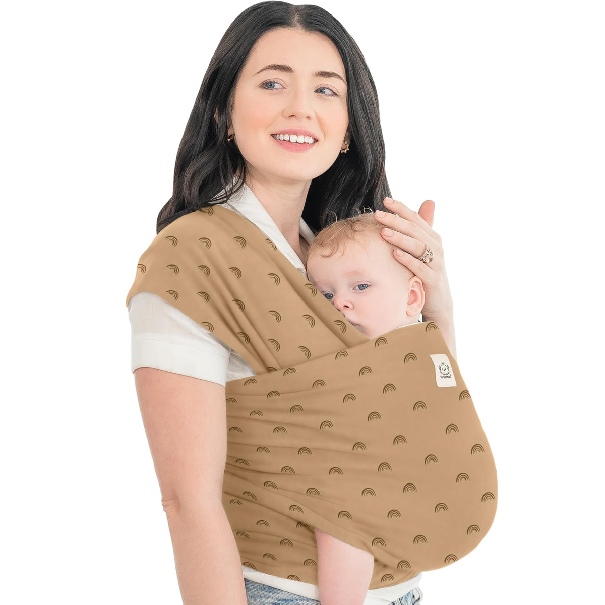 KeaBabies Baby Wrap Carrier, All in 1 Original Baby Carrier, Trendy Black - Jansha Store