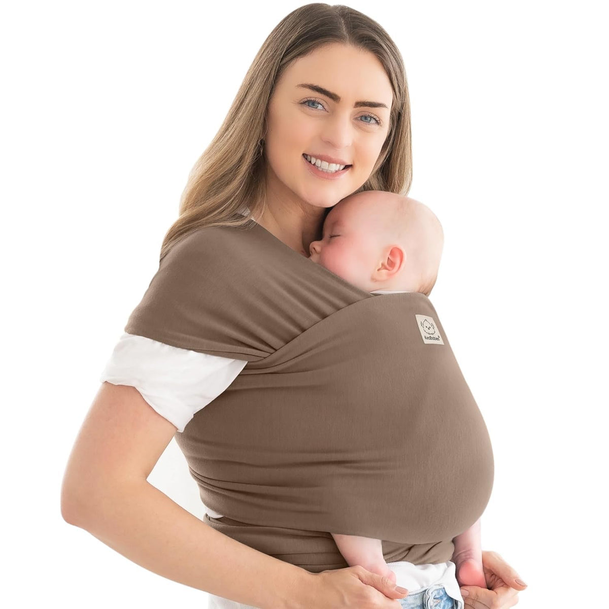 KeaBabies Baby Wrap Carrier, All in 1 Original Baby Carrier, Trendy Black - Jansha Store