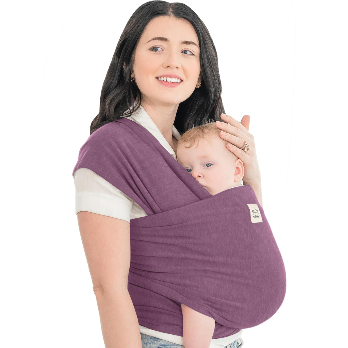 KeaBabies Baby Wrap Carrier, All in 1 Original Baby Carrier, Trendy Black - Jansha Store