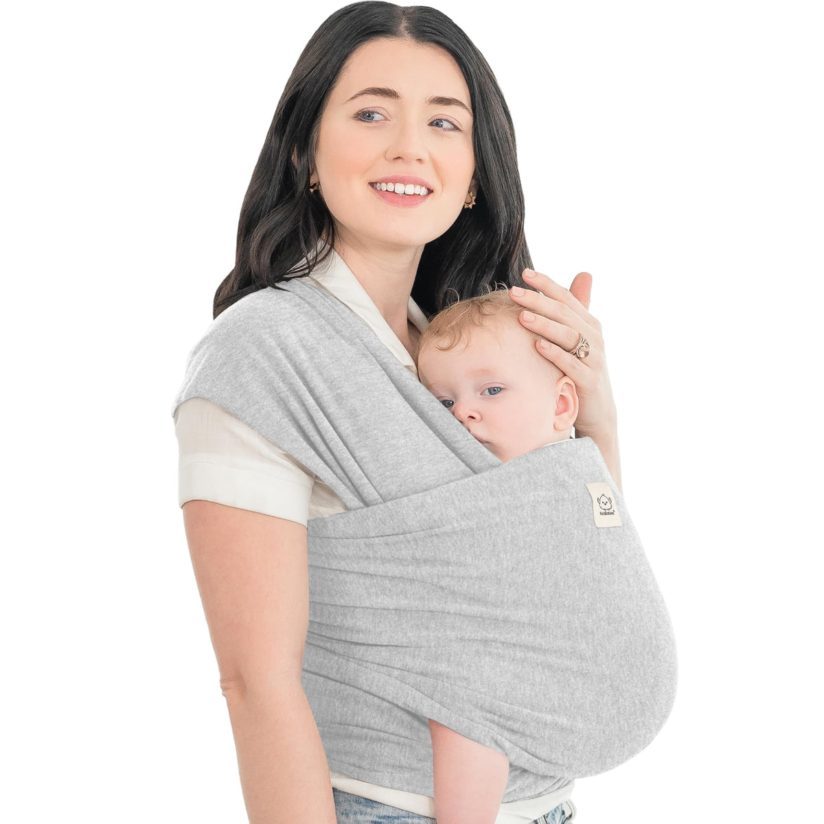 KeaBabies Baby Wrap Carrier, All in 1 Original Baby Carrier, Trendy Black - Jansha Store