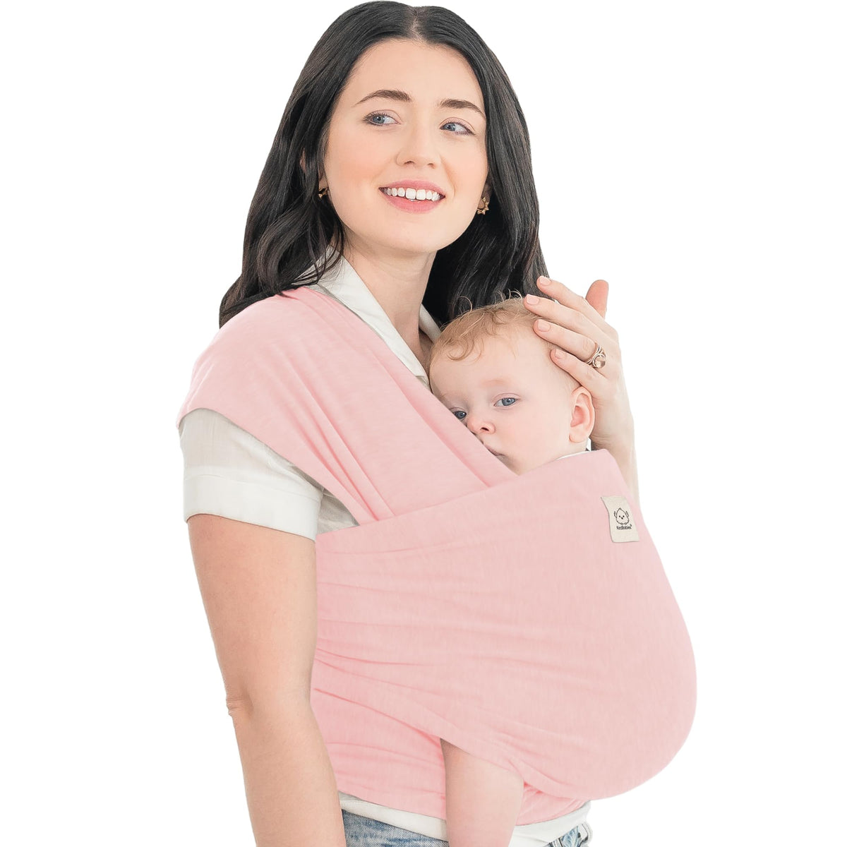 KeaBabies Baby Wrap Carrier, All in 1 Original Baby Carrier, Trendy Black - Jansha Store