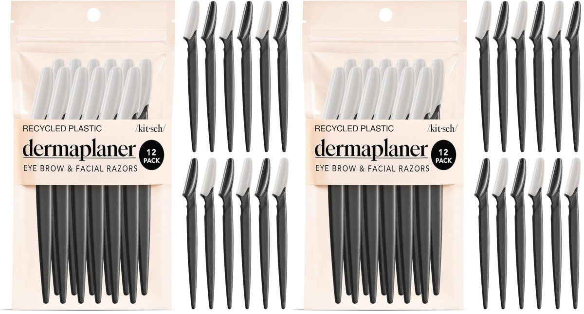 Kitsch Dermaplane Razor for Women Face – Terracotta, 12 pcs - Jansha Store