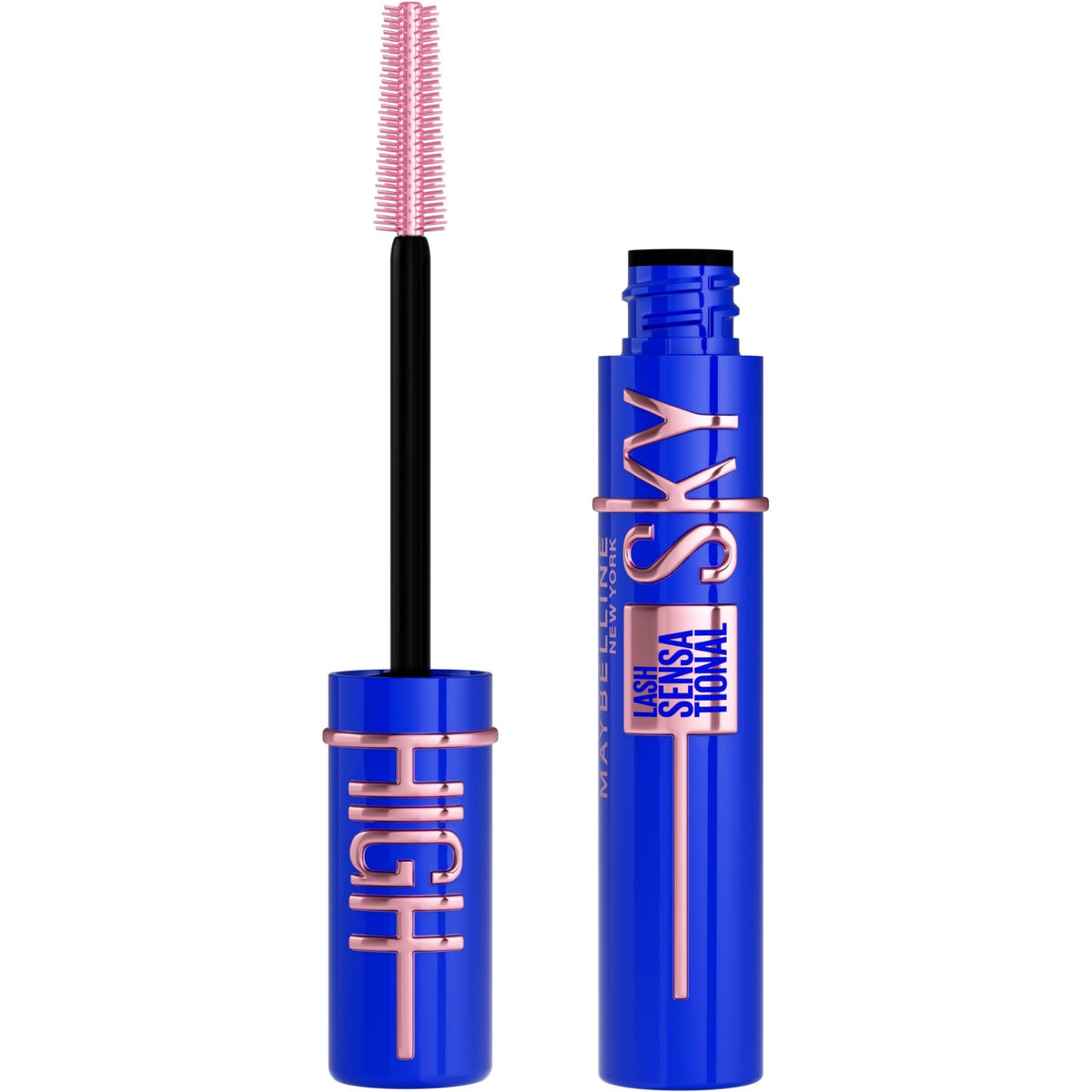 Maybelline Lash Sensational Sky High Washable Mascara Makeup, Volumizing, Lengthening, Defining, Curling, Multiplying, Buildable Formula, Blackest Black, 1 Count - Jansha Store
