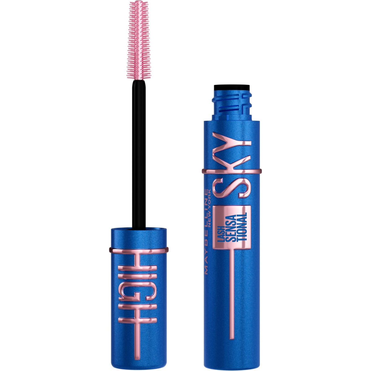 Maybelline Lash Sensational Sky High Washable Mascara Makeup, Volumizing, Lengthening, Defining, Curling, Multiplying, Buildable Formula, Blackest Black, 1 Count - Jansha Store