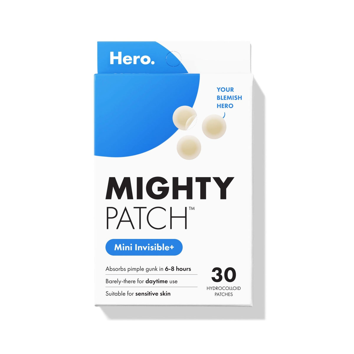 Mighty Patch Hero Cosmetics Original Nighttime Acne Pimple Patches, 36 Ct - Jansha Store